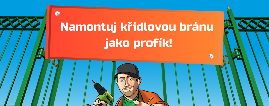 Jak na montáž pohonu pro křídlovou bránu? 5 zásad, díky kterým to zvládnete jako profík